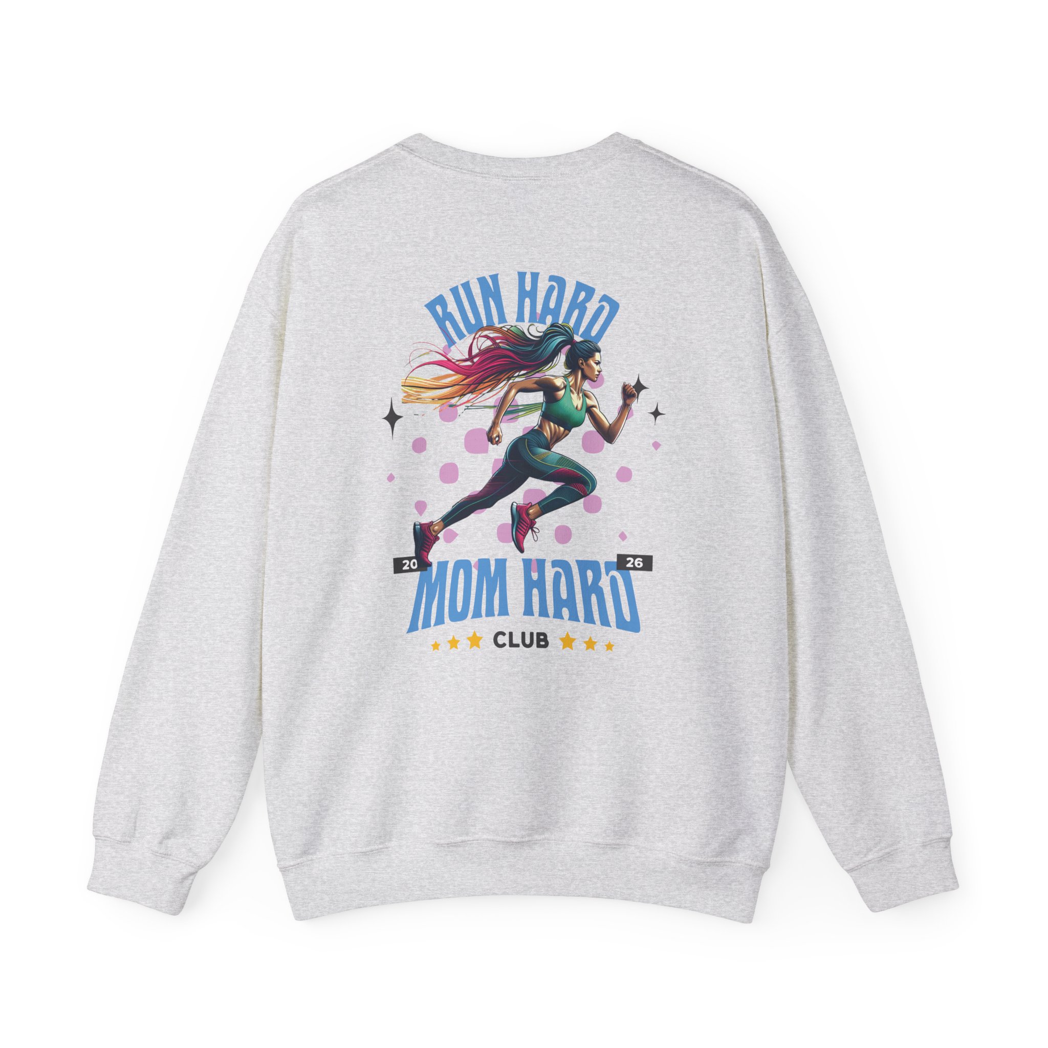 Sweatshirt — "Run Hard, Mom Hard" Motivational Gift for Runner Mothers - Image 6