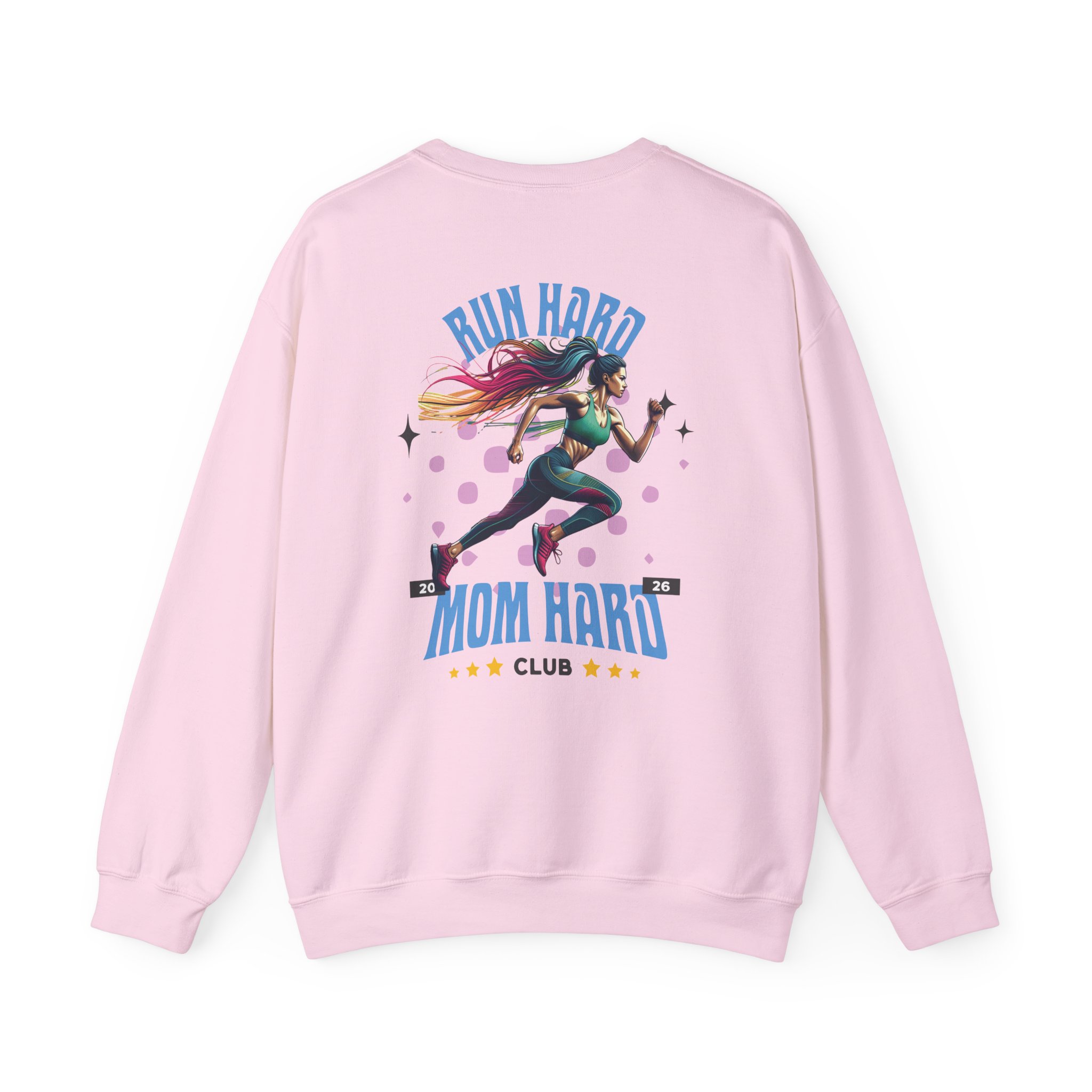Sweatshirt — "Run Hard, Mom Hard" Motivational Gift for Runner Mothers - Image 5